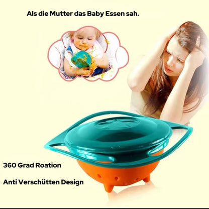 360 Grad drehende Schüssel